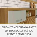 Ver imagem 4 de Cozinha 06 Pçs Nesher Princesa Gourmet 100 Mdf Freijó Com Off White