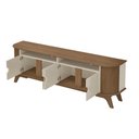 Ver imagem 3 de Rack para Tv até 86 Polegadas Vivaldi 4 Portas Cinamomo/off White - Artely Moveis