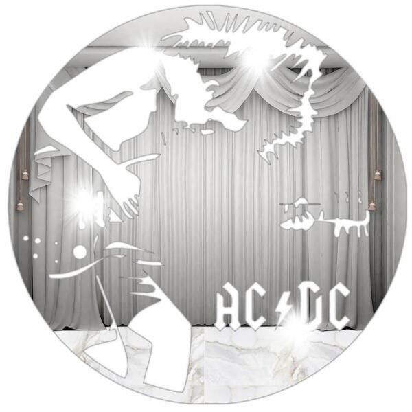 Espelho Decorativo Decoração Sala Quarto Acdc 3 | MadeiraMadeira