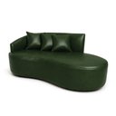 Ver imagem 2 de Sofá 4 Lugares Orgânico 220 Cm Morgan Sintético Pu Verde D03 - D'rossi