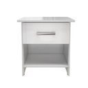 Ver imagem 2 de Mesa de Cabeceira Ditália 1 Gaveta Dm-127 Branco