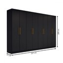 Ver imagem 4 de Guarda-roupa Casal Odisseia 8 Portas 4 Gavetas - Panorama Móveis