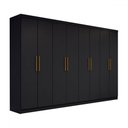 Ver imagem 3 de Guarda-roupa Casal Odisseia 8 Portas 4 Gavetas - Panorama Móveis