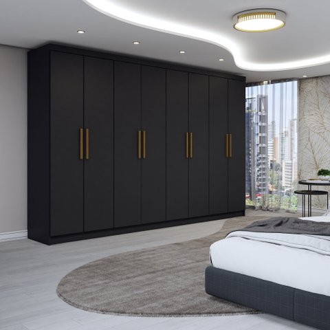 Guarda-roupa Casal Odisseia 8 Portas 4 Gavetas - Panorama Móveis