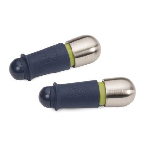 Conjunto de 2 Rolhas de Vinho Cinza Joseph Joseph
