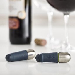 Conjunto de 2 Rolhas de Vinho Cinza Joseph Joseph - 3