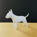 Ver imagem 3 de Bull Terrier Decorativo - 15 Cm Altura -Toque 3D: Branco
