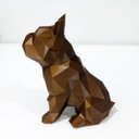 Ver imagem 2 de Bulldog Francês Sentado Decorativo - 20 Cm Altura -Toque 3D: Bronze