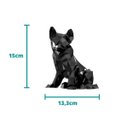 Ver imagem 4 de Cachorro Pastor Alemão Decorativo - 15 Cm Altura -Toque 3D: Branco