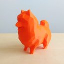 Ver imagem 1 de Estatueta Spitz Alemão Decorativo - 15 Cm Altura -Toque 3D: Laranja