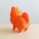 Ver imagem 3 de Estatueta Spitz Alemão Decorativo - 15 Cm Altura -Toque 3D: Laranja