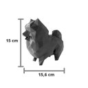 Ver imagem 4 de Estatueta Spitz Alemão Decorativo - 15 Cm Altura -Toque 3D: Branco