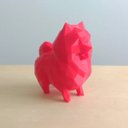 Ver imagem 1 de Estatueta Spitz Alemão Decorativo - 15 Cm Altura -Toque 3D: Vermelho
