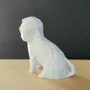 Ver imagem 2 de Shih-tzu decorativo - 15 Cm Altura -Toque 3D: Branco