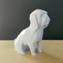 Ver imagem 1 de Shih-tzu decorativo - 15 Cm Altura -Toque 3D: Branco