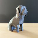 Ver imagem 1 de Shih-tzu decorativo - 15 Cm Altura -Toque 3D: Cinza