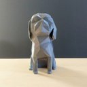 Ver imagem 2 de Shih-tzu decorativo - 15 Cm Altura -Toque 3D: Cinza