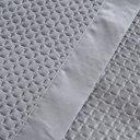 Ver imagem 4 de Kit Colcha Casal Satinatta Cetim 100% Póliéster 220x240cm Cinza Soft