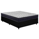 Ver imagem 1 de Cama Box Casal: Colchão Anatômico Ortobom D45/EP Airtech 150 Ortopilow + Base CRC Courano Black(