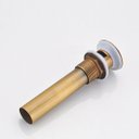 Ver imagem 1 de Válvula Pia Click Luxo Inteligente Inox P/cuba Bronze