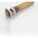 Ver imagem 3 de Válvula Pia Click Luxo Inteligente Inox P/cuba Bronze