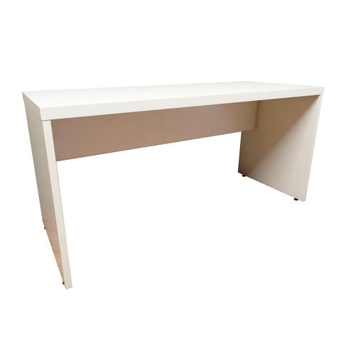 Escrivaninha Home Office 150cm Tampo 40mm Pés Painel