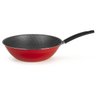 Frigideira Wok Oriental Antiaderente 24cm Essencial Vermelho com Cabo Multiflon - 1