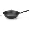 Frigideira Wok Oriental Antiaderente 24cm Essencial Grafite com Cabo Multiflon - 3