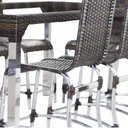 Ver imagem 7 de Jogo 8 Cadeiras e Mesa Haiti em Alumínio para Cozinha e Edícula Trama Original