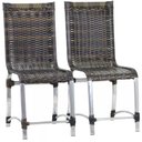 Ver imagem 4 de Jogo 8 Cadeiras e Mesa Haiti em Alumínio para Cozinha e Edícula Trama Original