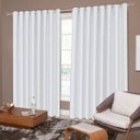Ver imagem 1 de Cortina Blackout de Tecido Branca Becadecor 260x230cm