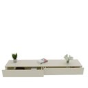 Ver imagem 2 de Aparador Suspenso Nicho Sala 2 Gavetas 157 Nobre Off White - Rede Móveis