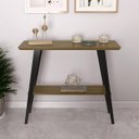 Ver imagem 1 de Aparador Davi 90x30 Tampo Mdf 30mm Freijó/pés Madeira Preto Ofertamo
