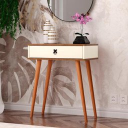 Aparador Dream Classic com Gaveta - Freijó/Off White Jalmac - 1