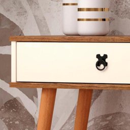 Aparador Dream Classic com Gaveta - Freijó/Off White Jalmac - 2