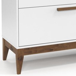 Cômoda Nature com Porta Matic Branco Eco Wood 19928 Quarto - 3