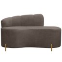 Ver imagem 4 de Sofá Namoradeira Orgânico Grécia 2 Lugares 145cm Bouclê:bouclê Marrom