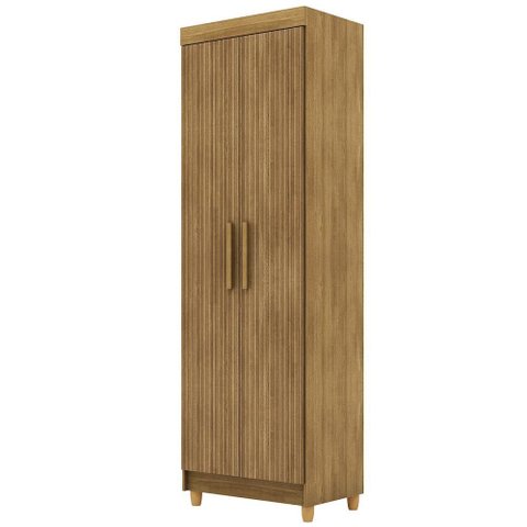 Armário Multiuso 2 Portas 60cm Hebrom V01 Nature Brisa - Lyam Decor