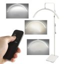 Ver imagem 6 de Luminaria Piso Arco Meia Lua Led 36w Cilios Spar Estetica Maquiagem Salao Beleza Dentista Estudio Ta