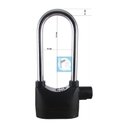 Ver imagem 5 de Cadeado com Alarme 2 em 1, Sensor de Movimento, Anti-roubo, Sirene 110db, Haste Longa e Curta para M