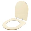 Ver imagem 2 de Tampa de Vaso Almofadado Soft Close Carrara Bege Claro para Bacia Deca