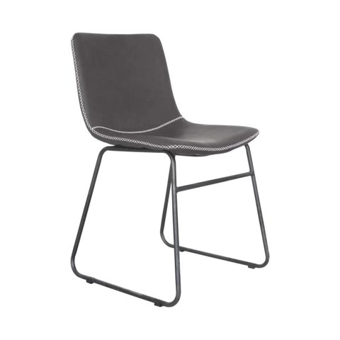 Cadeira Interlocutor Espanha Corino - Cor Preto - Pmd - 37002