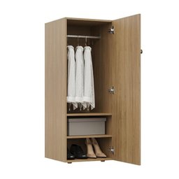 Mesa de Cabeceira Módulo 45x120 1 Porta Frame Cabecasa madeiramadeira Acácia/Arenas - 11
