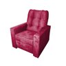 Poltrona Reclinavel Extensao E Estetica Madonna  Vermelho - 3