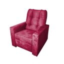 Ver imagem 3 de Poltrona Reclinavel Extensao E Estetica Madonna Vermelho