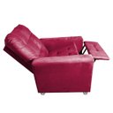 Ver imagem 2 de Poltrona Reclinavel Extensao E Estetica Madonna Vermelho