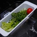 Ver imagem 3 de Kit 5 Escorredores Cuba de Pia Cozinha Retangular Multiuso Copos Legumes Branco