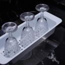 Ver imagem 2 de Kit 5 Escorredores Cuba de Pia Cozinha Retangular Multiuso Copos Legumes Branco