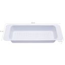 Ver imagem 4 de Kit 5 Escorredores Cuba de Pia Cozinha Retangular Multiuso Copos Legumes Branco