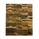 Ver imagem 2 de Tábua de Corte Profissional em Madeira Teca 32x25cm para Cozinha Gourmet